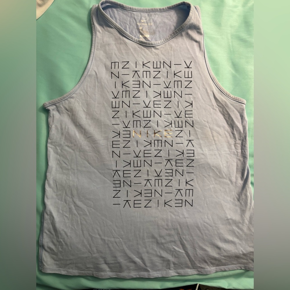 Nike Blue Dri-FIT Tank top